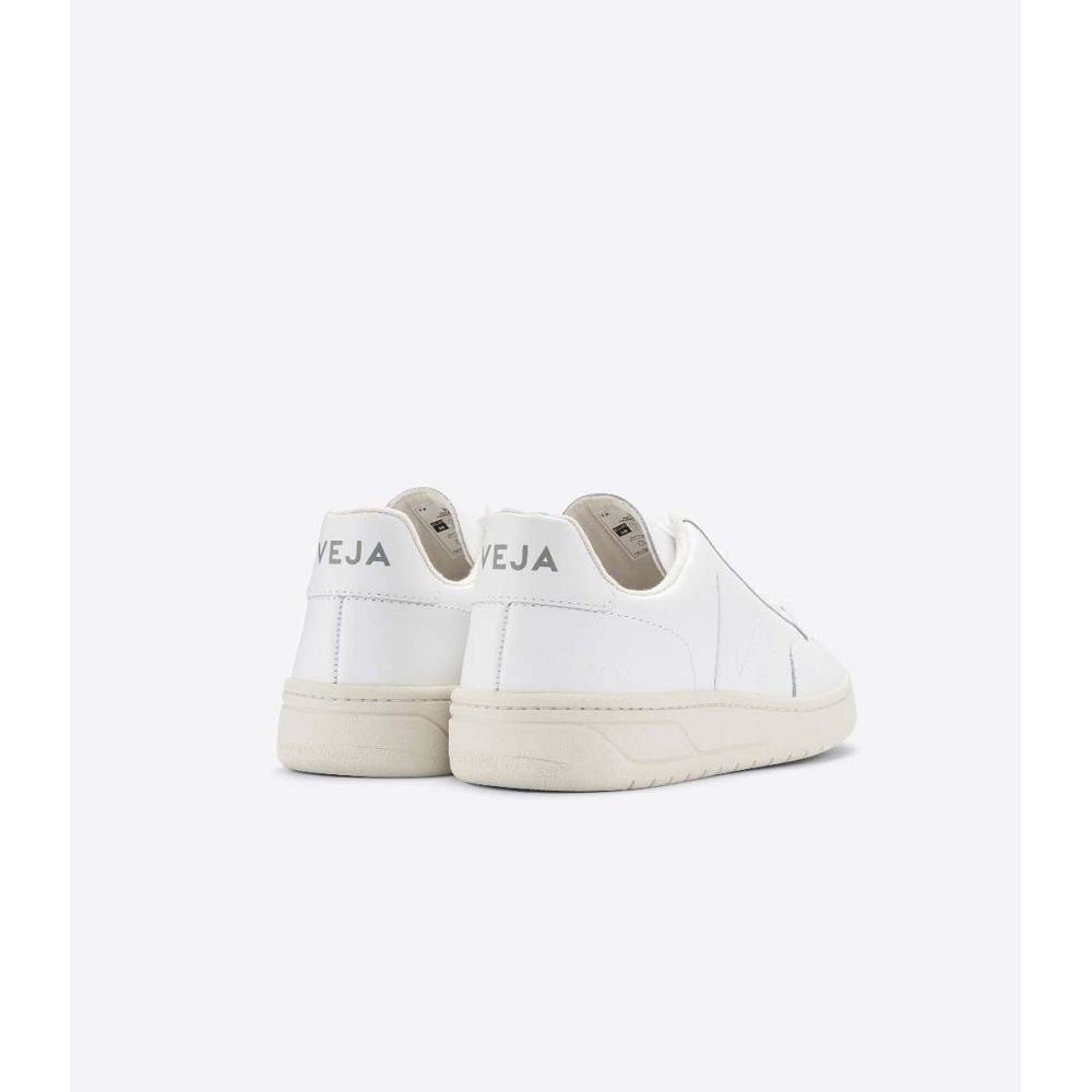 Veja V-12 LEATHER Sneakers Dames Wit | NL 674GSO